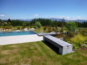 Landscaping around swimming pool Nelson