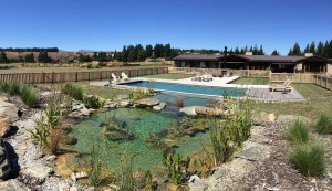 Living swimming pool, Wanaka Haven Lodge